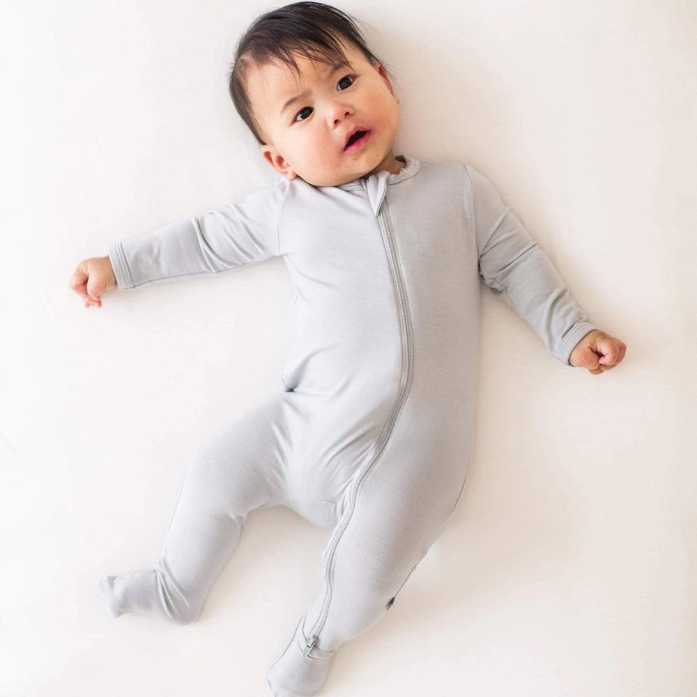 Kyte Baby Zippered Footie - Storm