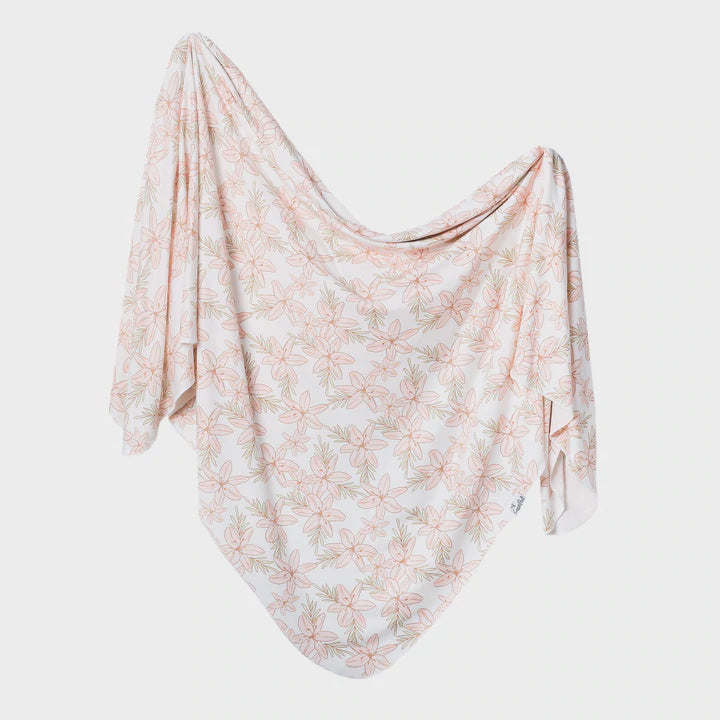 Copper Pearl Knit Swaddle Blanket - Kiana