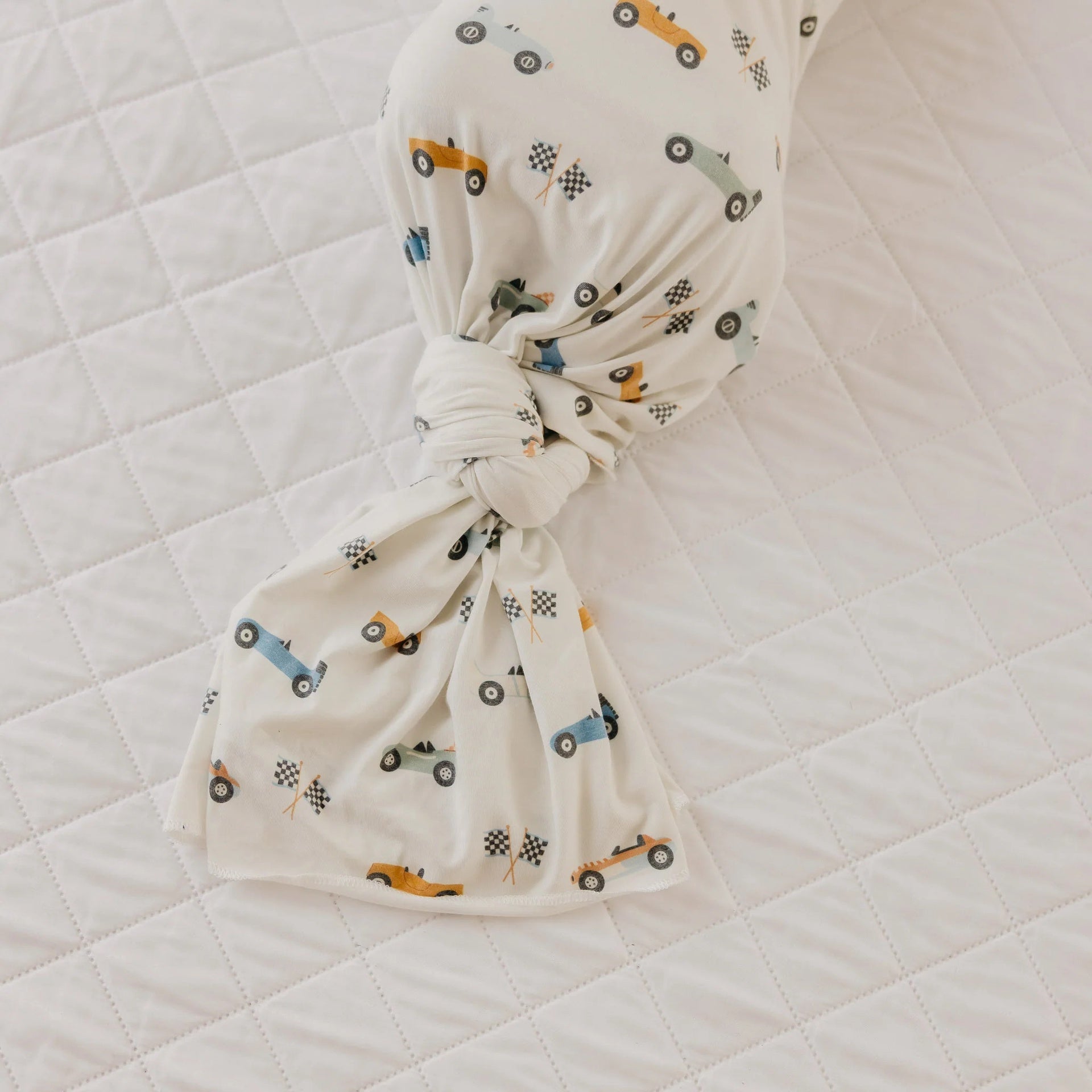 Copper Pearl Knit Swaddle Blanket - Speedster