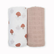Lulujo 2PK Cotton Muslin Swaddles