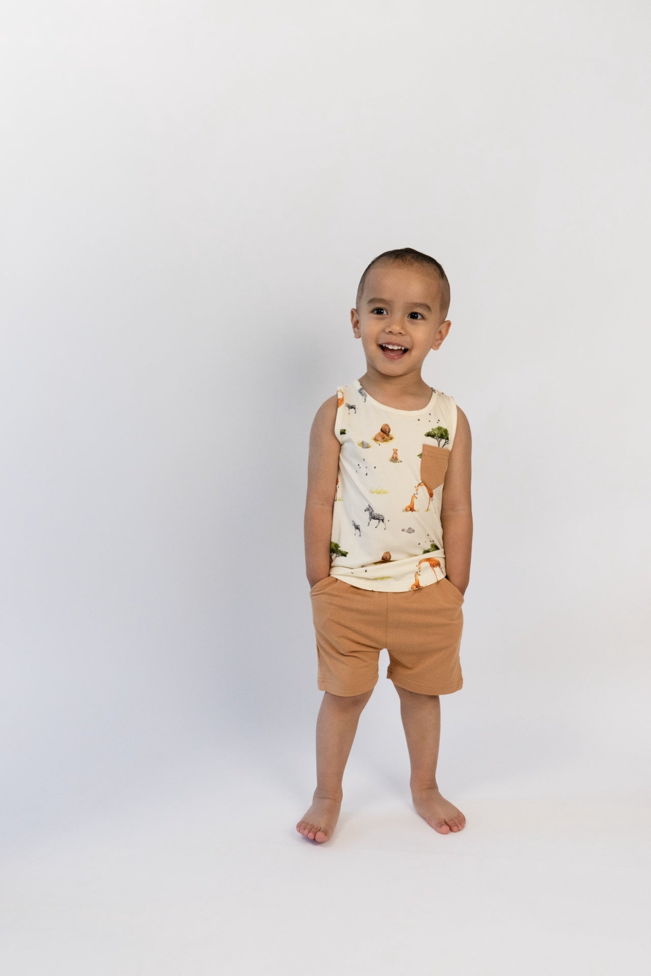 Pocket Tank Top - Safari (w/ Desert Pocket)