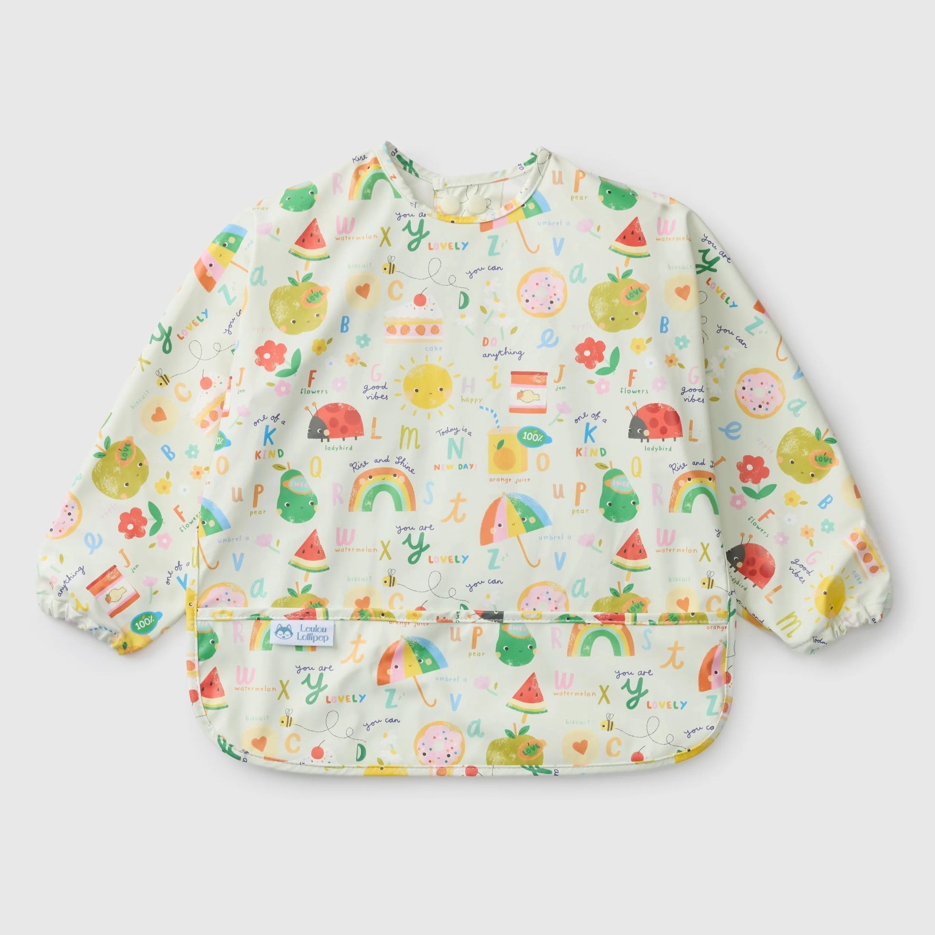 Loulou Lollipop Long Sleeve Bib
