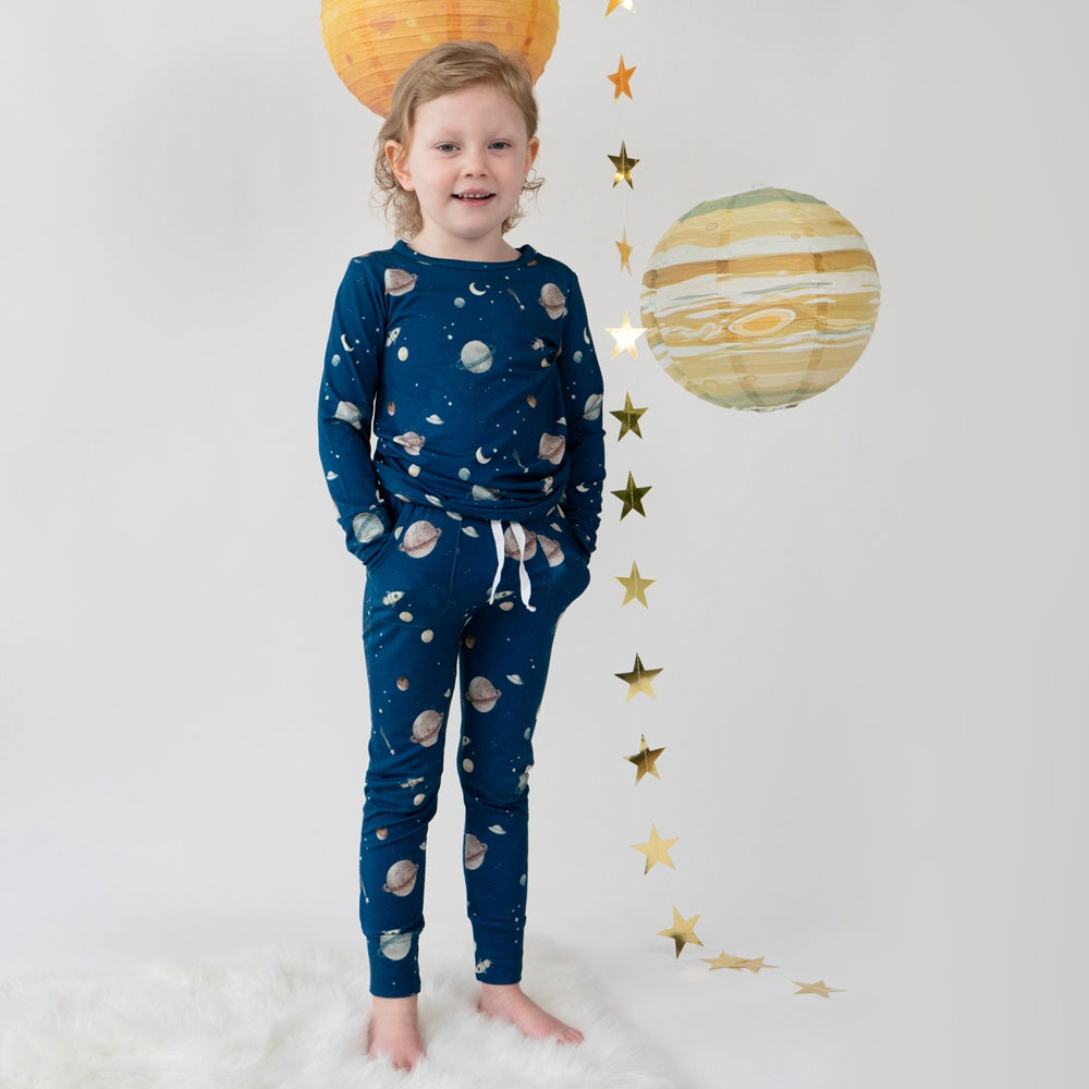 Long Sleeve PJ Set - Space
