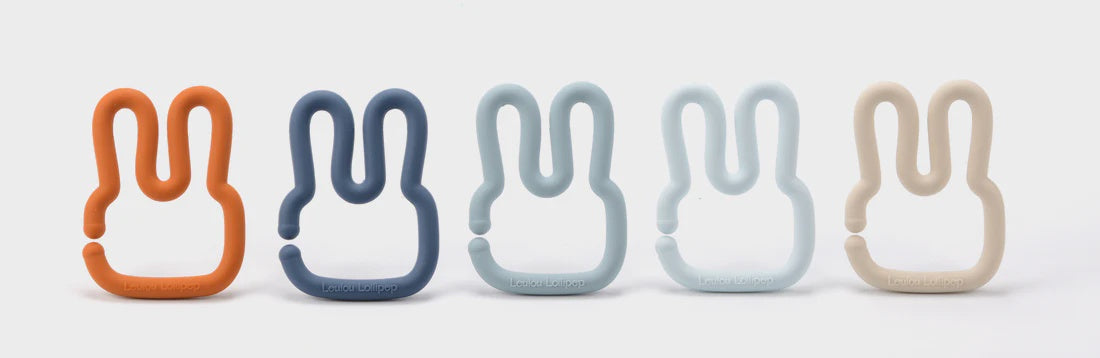 Loulou Lollipop Toy Links Bunny - Blue