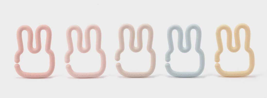 Loulou Lollipop Toy Links Bunny - Pastel