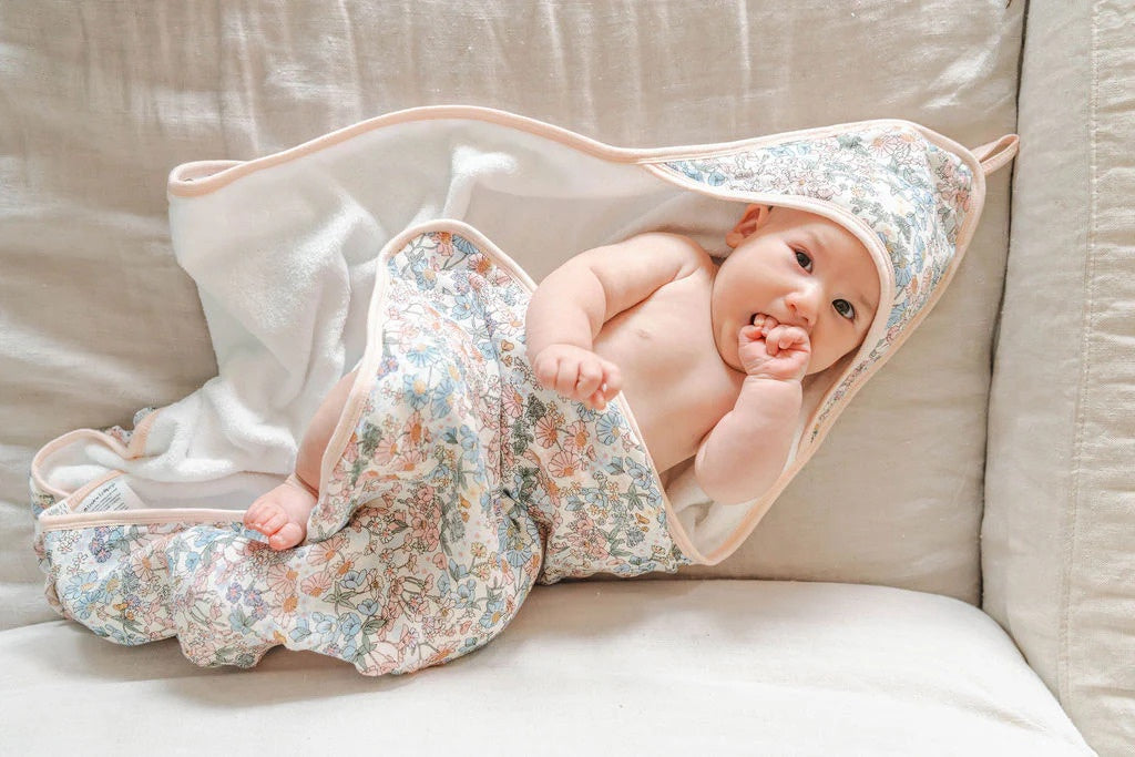 Loulou Lollipop Hooded Towel Set - English Garden