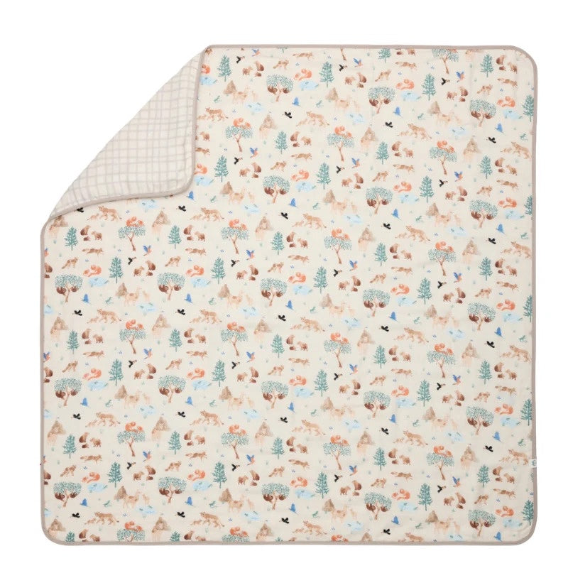 Loulou Lollipop Muslin Quilt - Llama Adventures