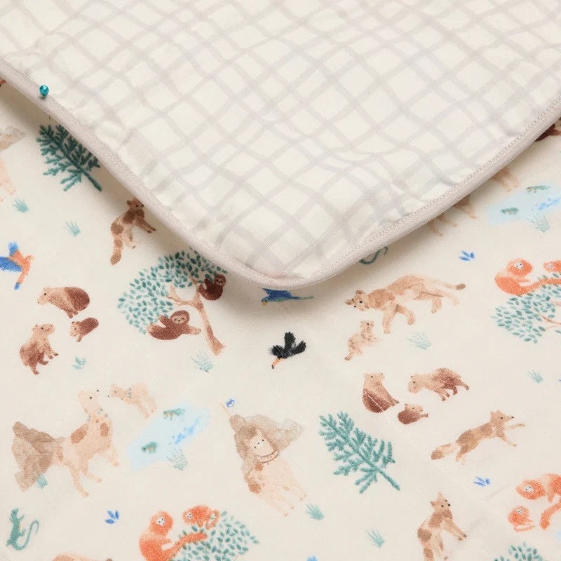 Loulou Lollipop Muslin Quilt - Llama Adventures