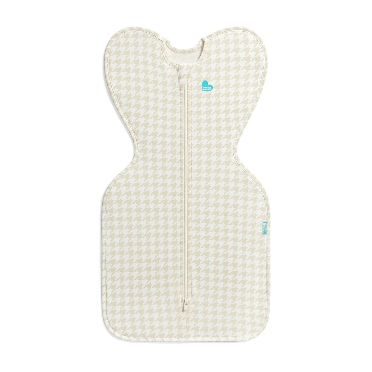 Love to Dream Swaddle Up - Tan Houndstooth