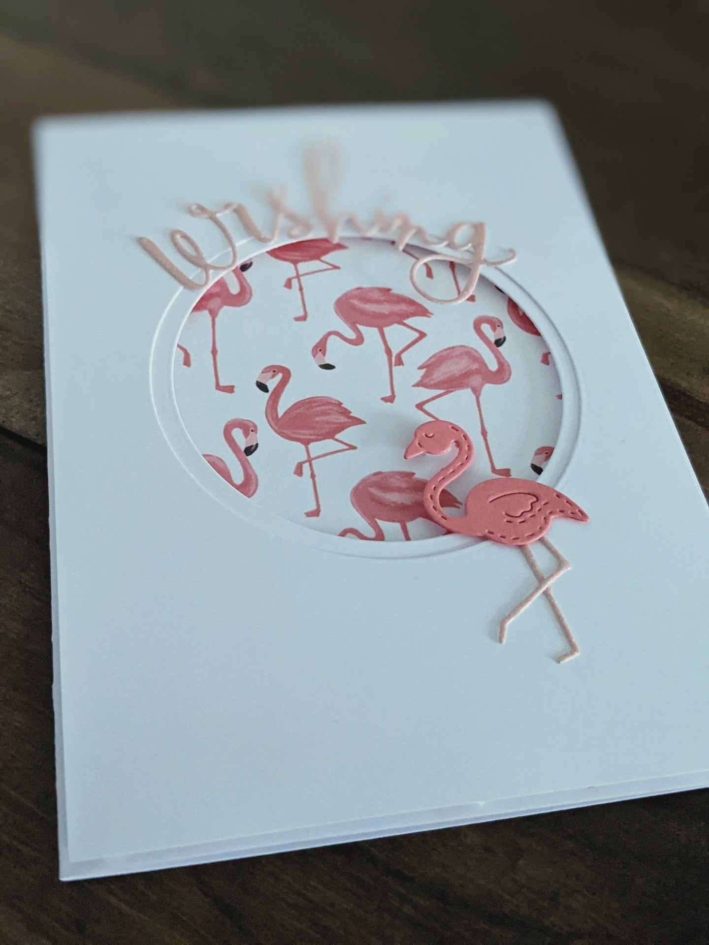 Lovely Paper Design Flocking Fabulous Card