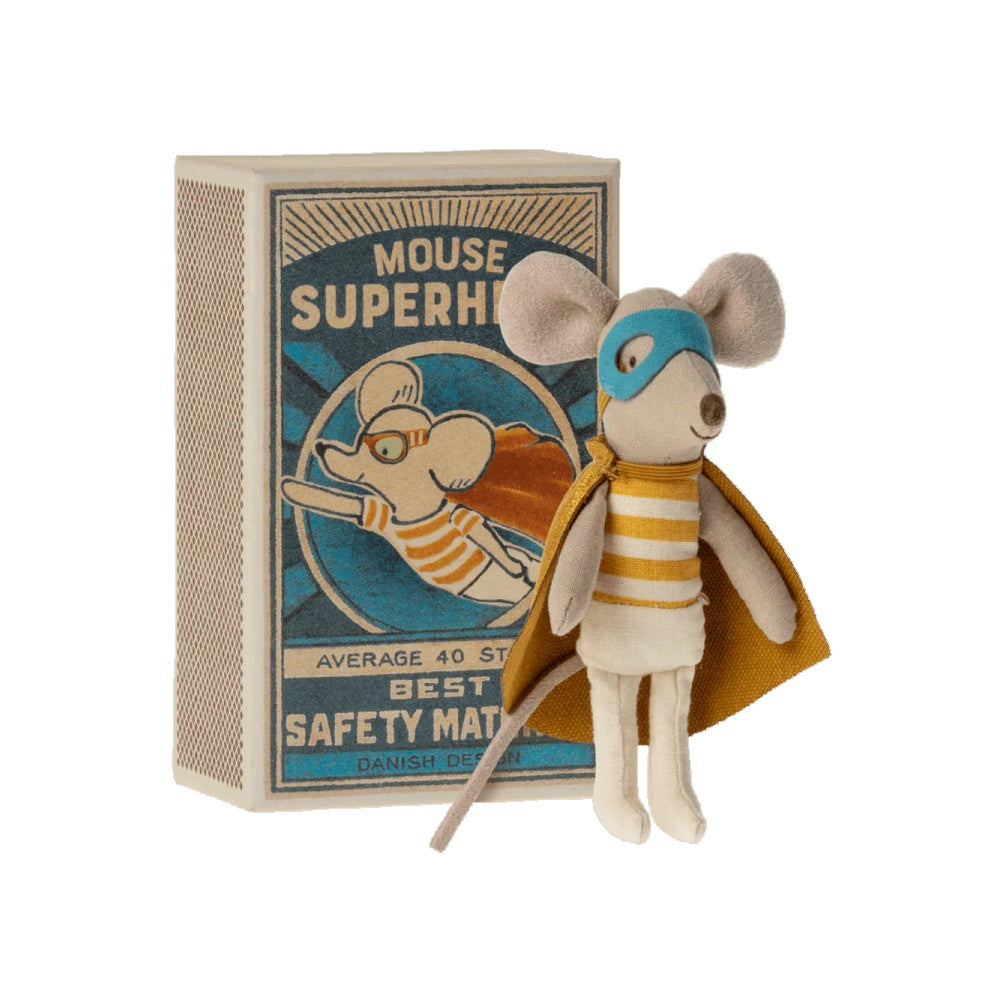 Superhero Mouse Little Brother in Matchbox