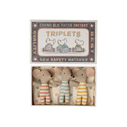 Maileg Triplets Baby Mice in Matchbox