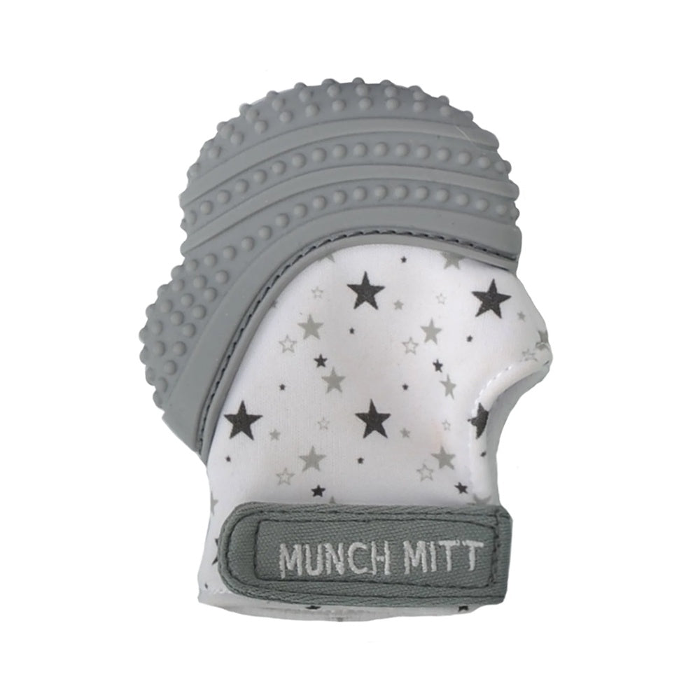 Malarkey Kids Munch Mitt  - Grey Stars