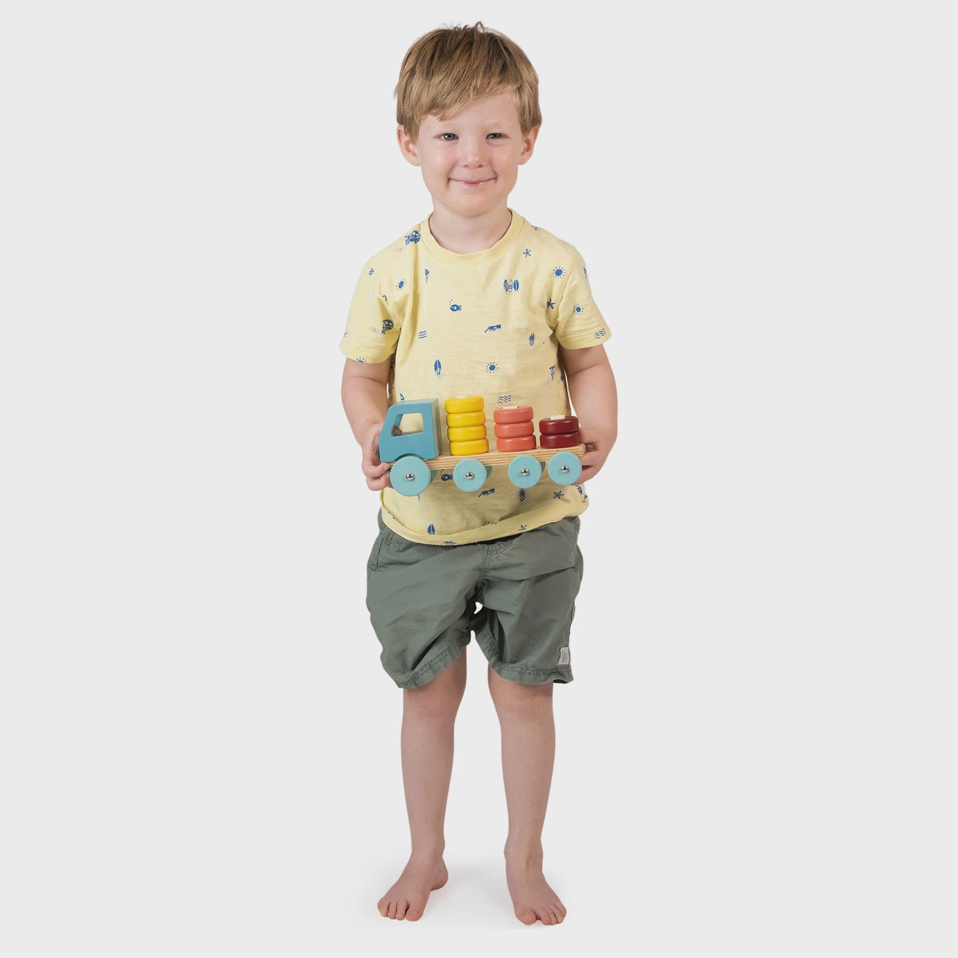 Mentari Stacking Peg Truck