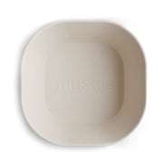 Mushie Square Dinnerware Bowls Set of 2 - Ivory
