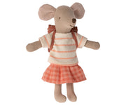 Maileg Tricycle Mouse Big Sister - Coral
