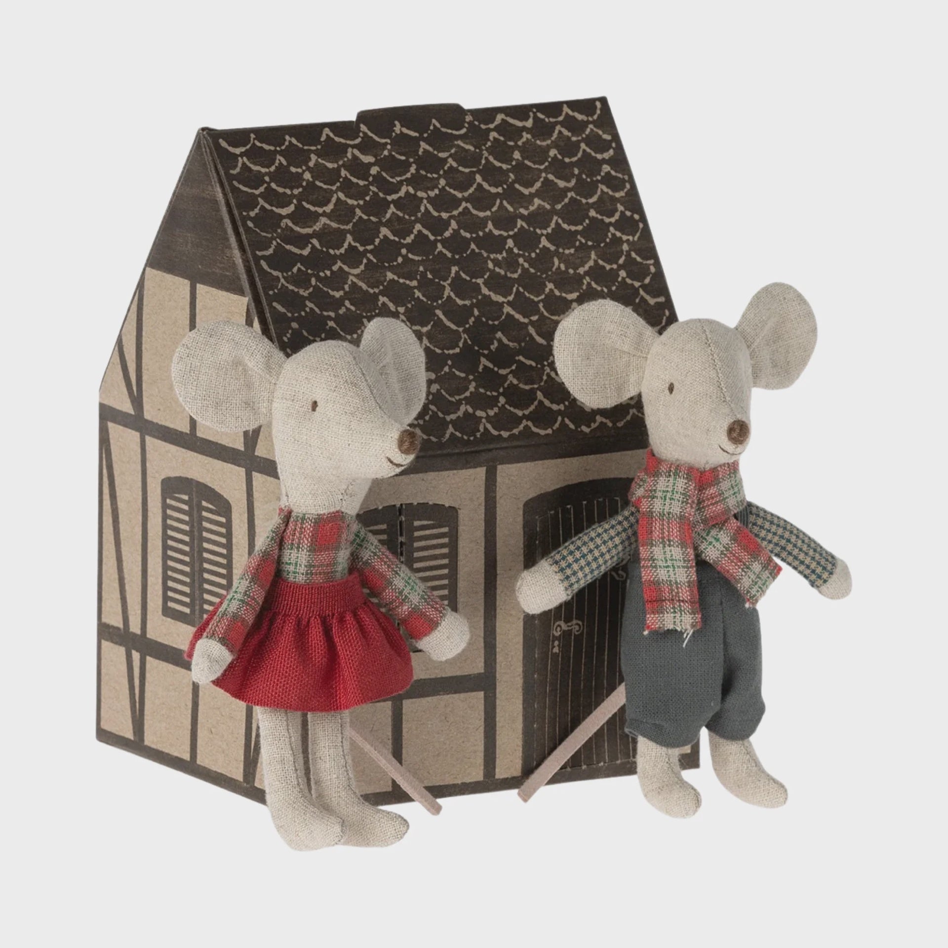 Maileg Winter Mouse Twins Little Brother and Sister