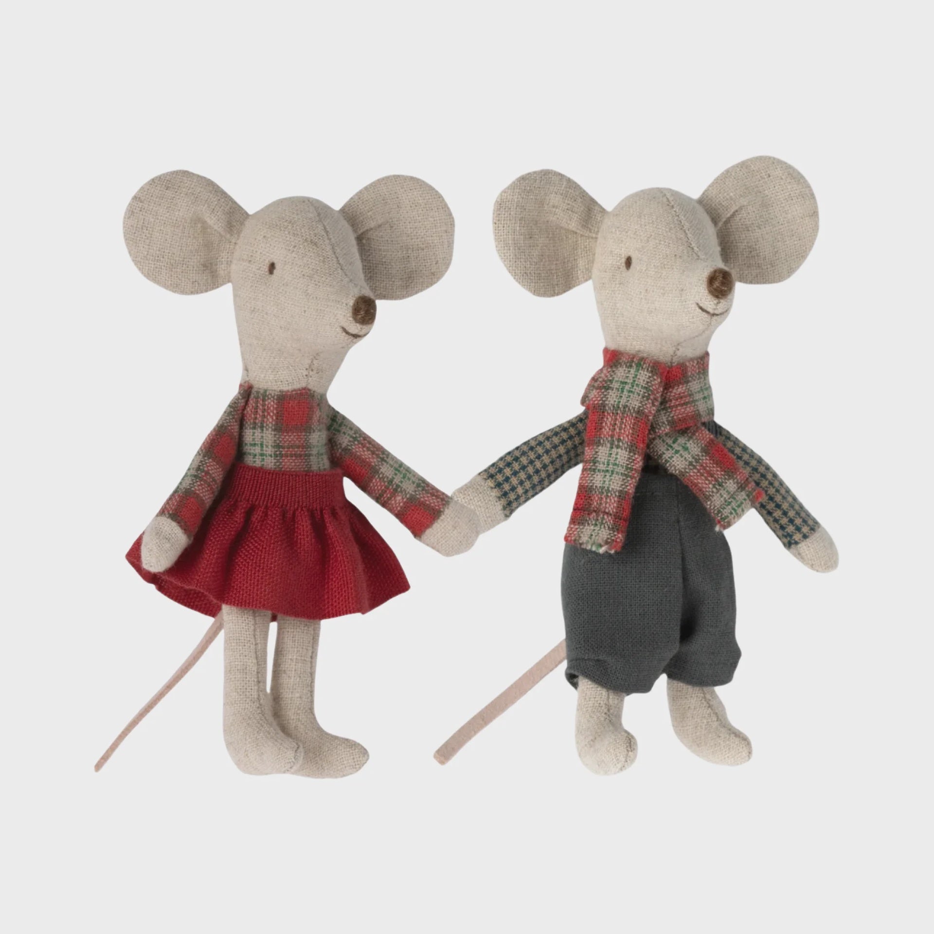 Maileg Winter Mouse Twins Little Brother and Sister