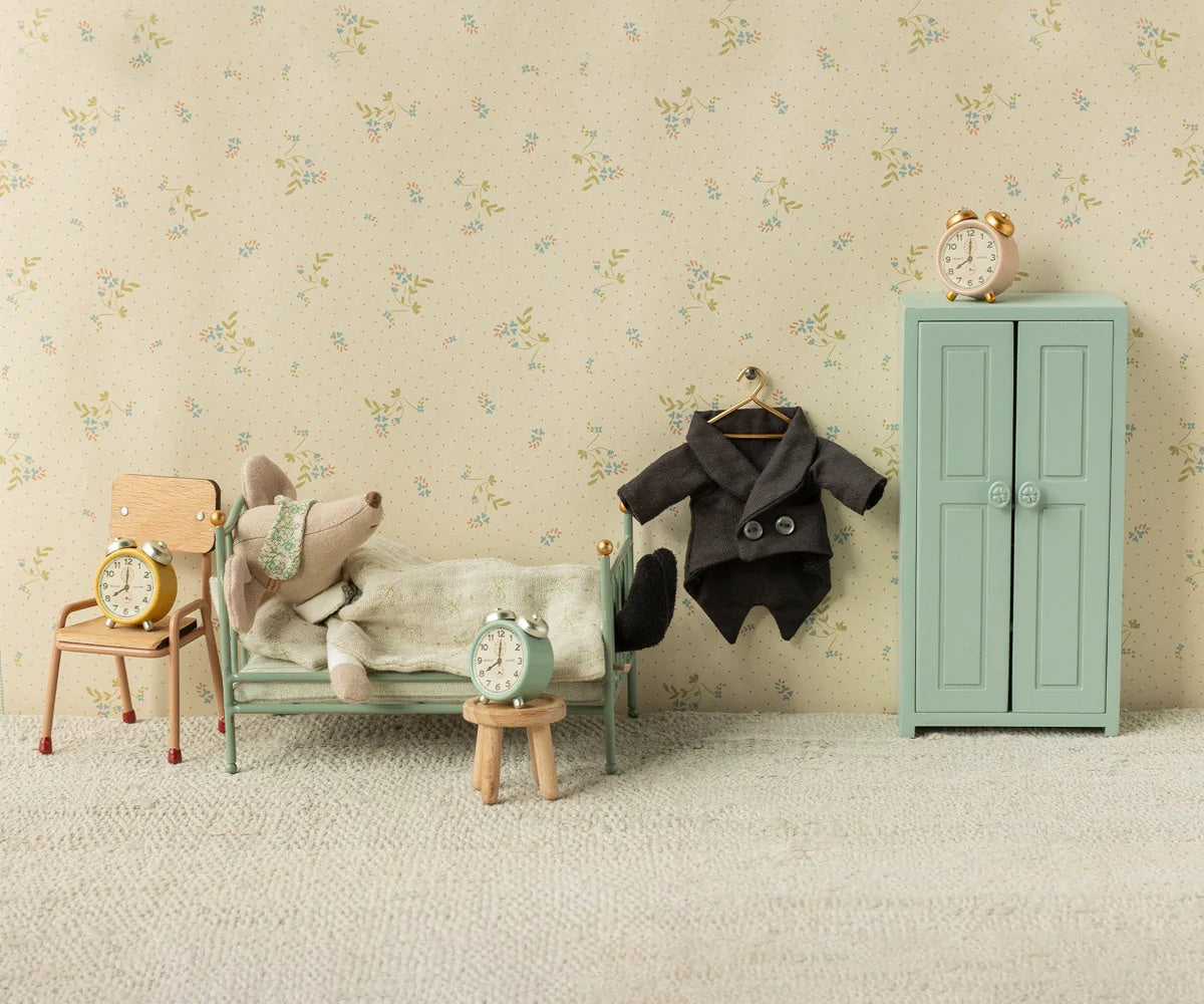 Maileg Vintage Single Bed - Mint