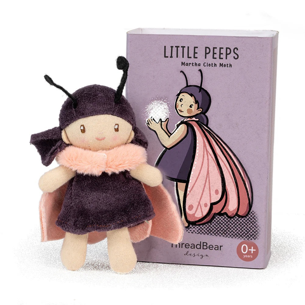ThreadBare Design Little Peeps Martha Cloth Moth