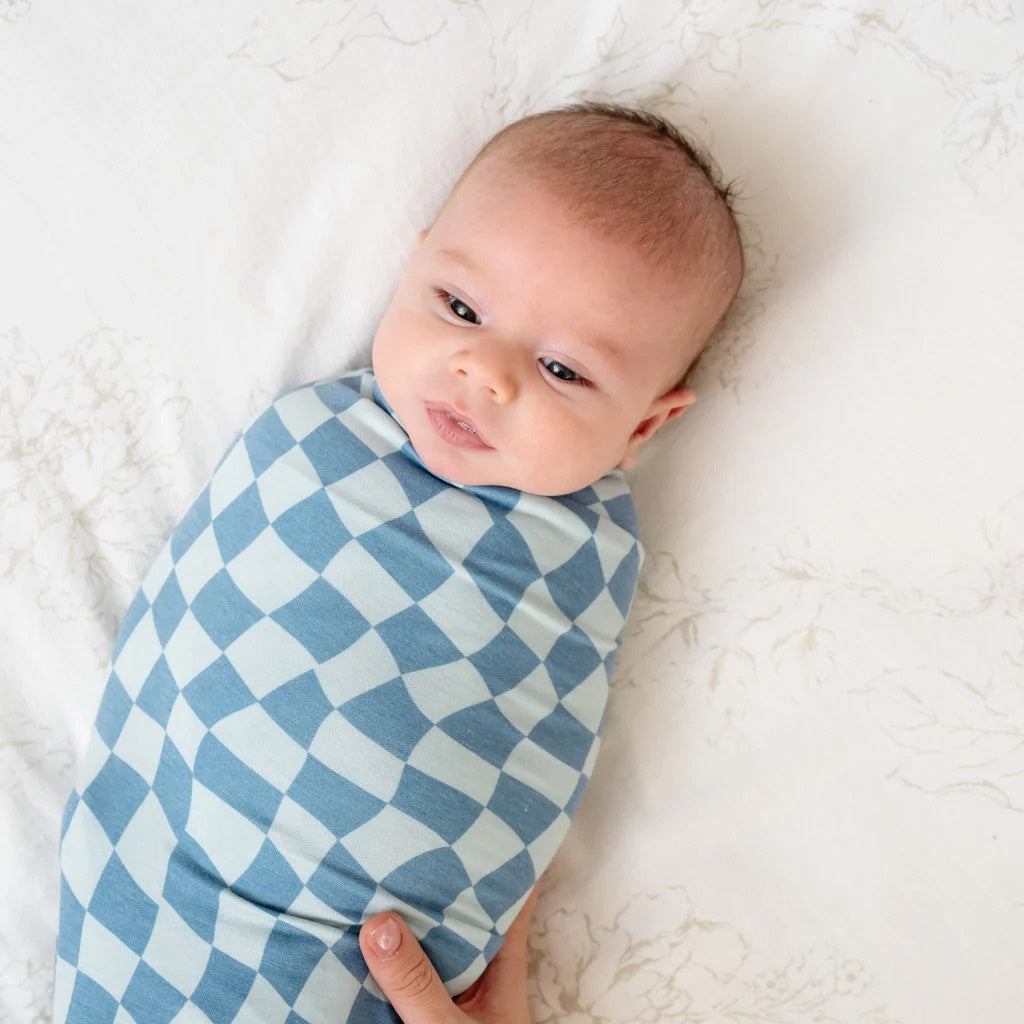 Copper Pearl Knit Swaddle Blanket - Miles