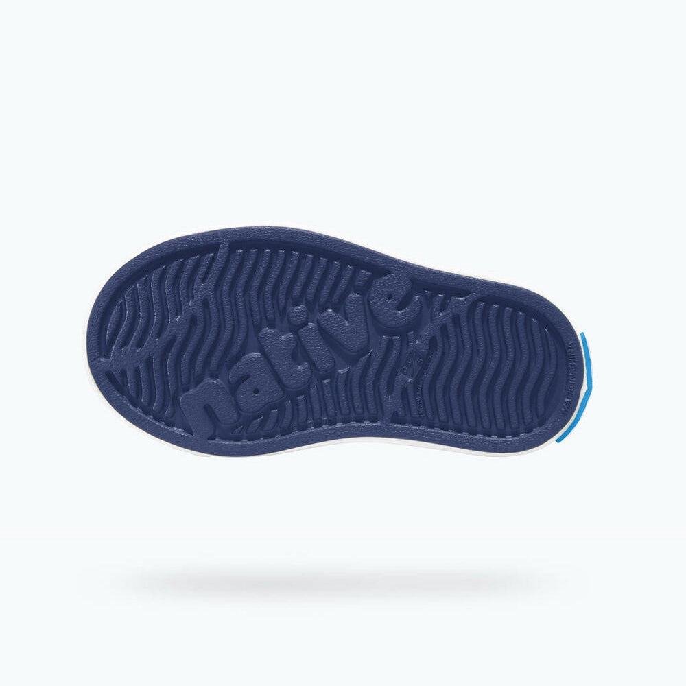 Native Jefferson Shoes - Regatta Blue/Shell White