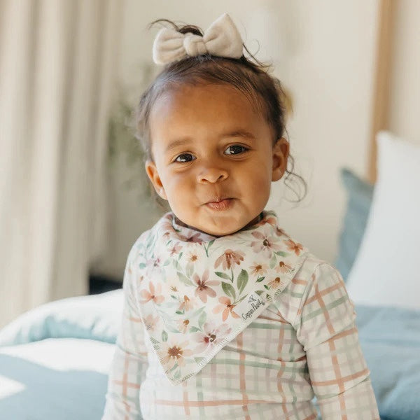 Copper Pearl Bandana Bib Set - Natalie