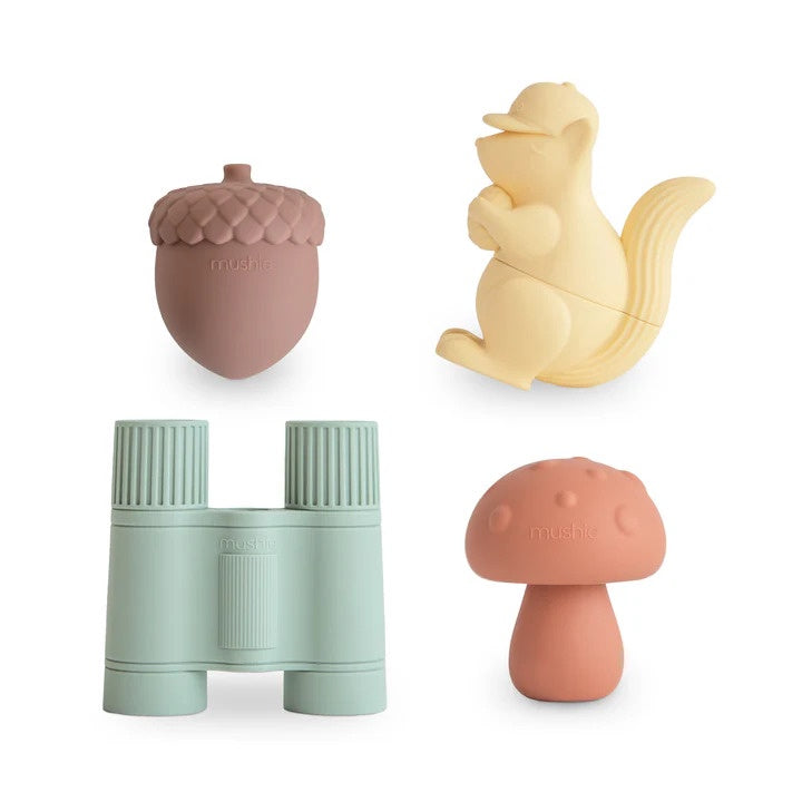 Mushie Mold Free Bath Play Set 4 pack