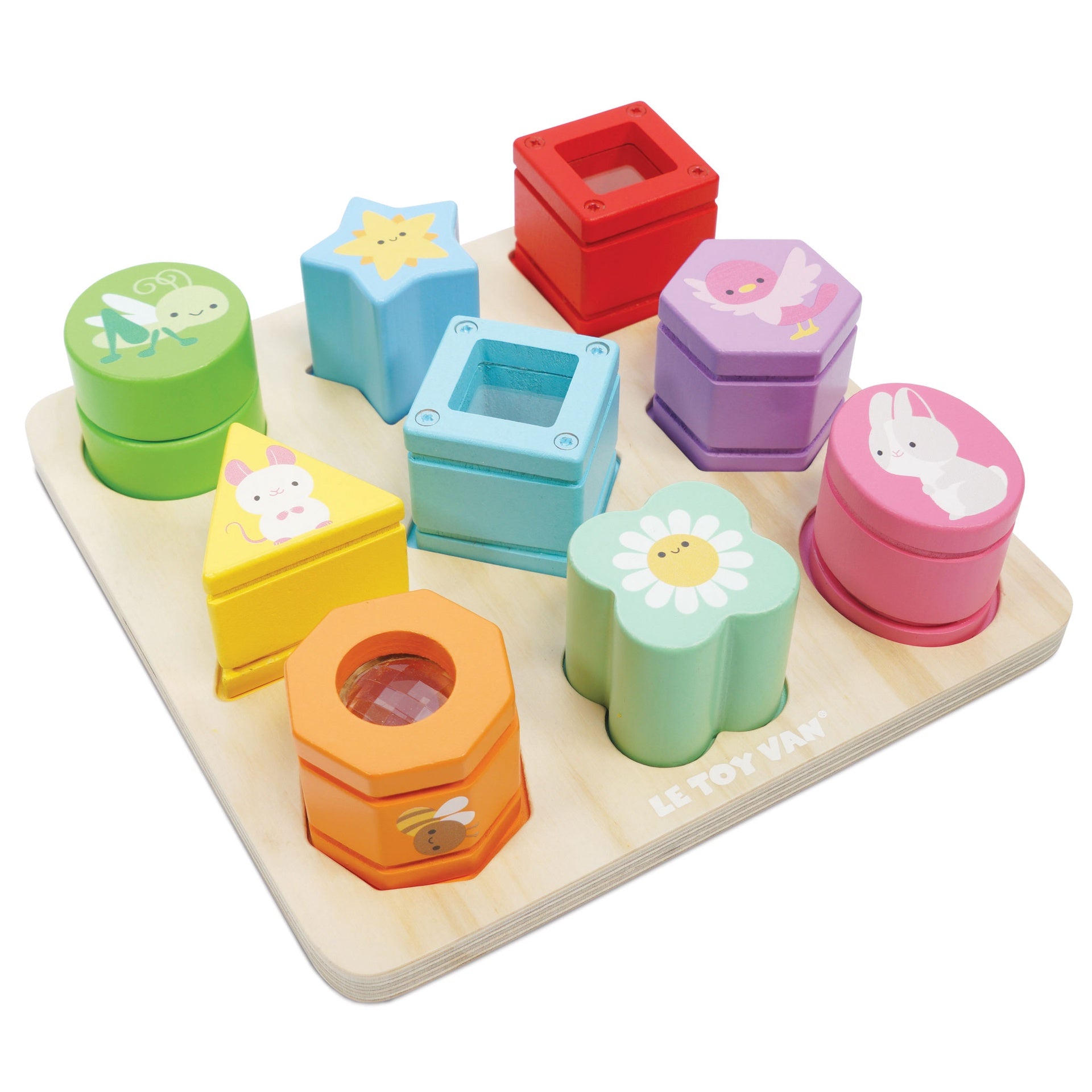 Le Toy Van Rainbow Sensory Shape Sorter