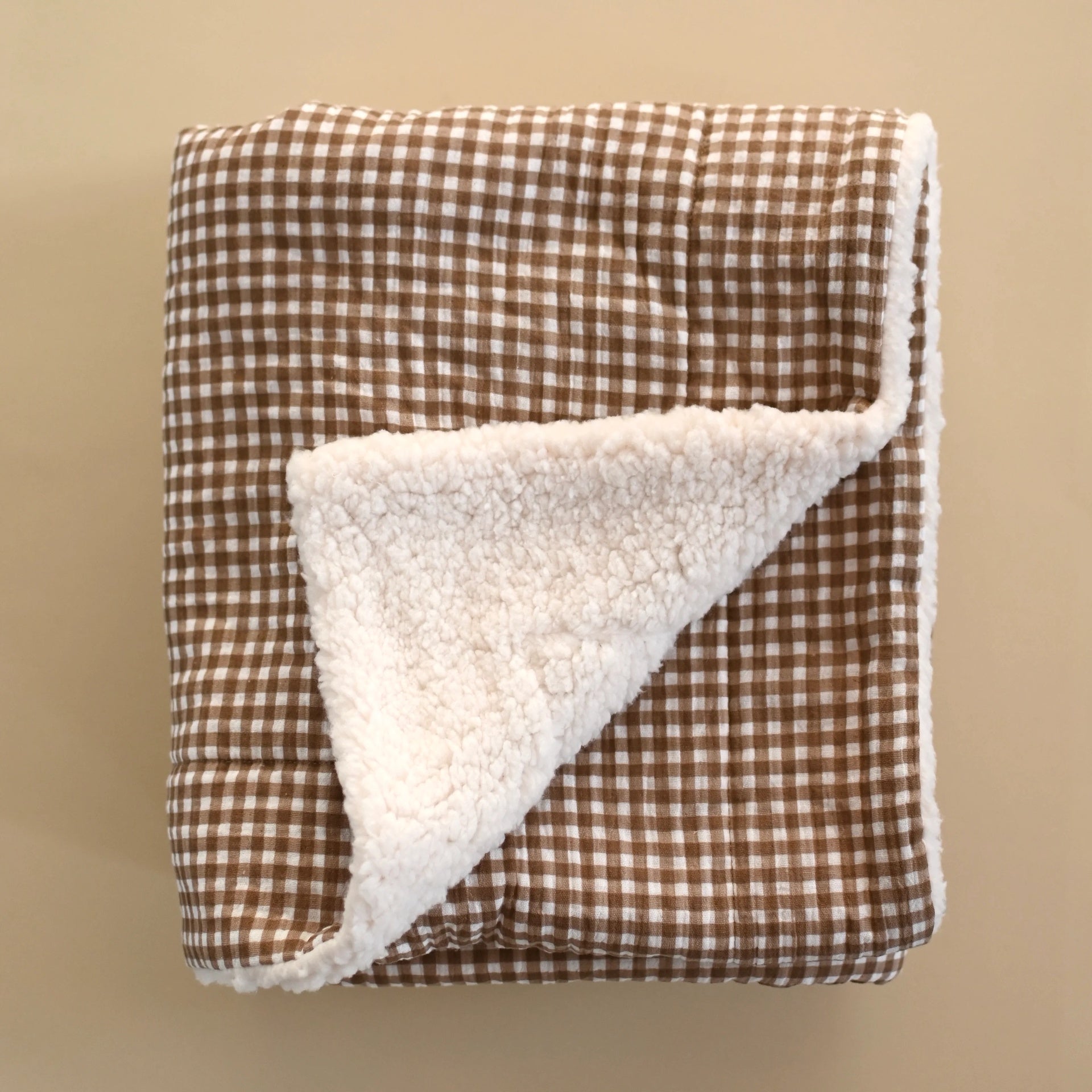 Minika Muslin & Sherpa Blanket