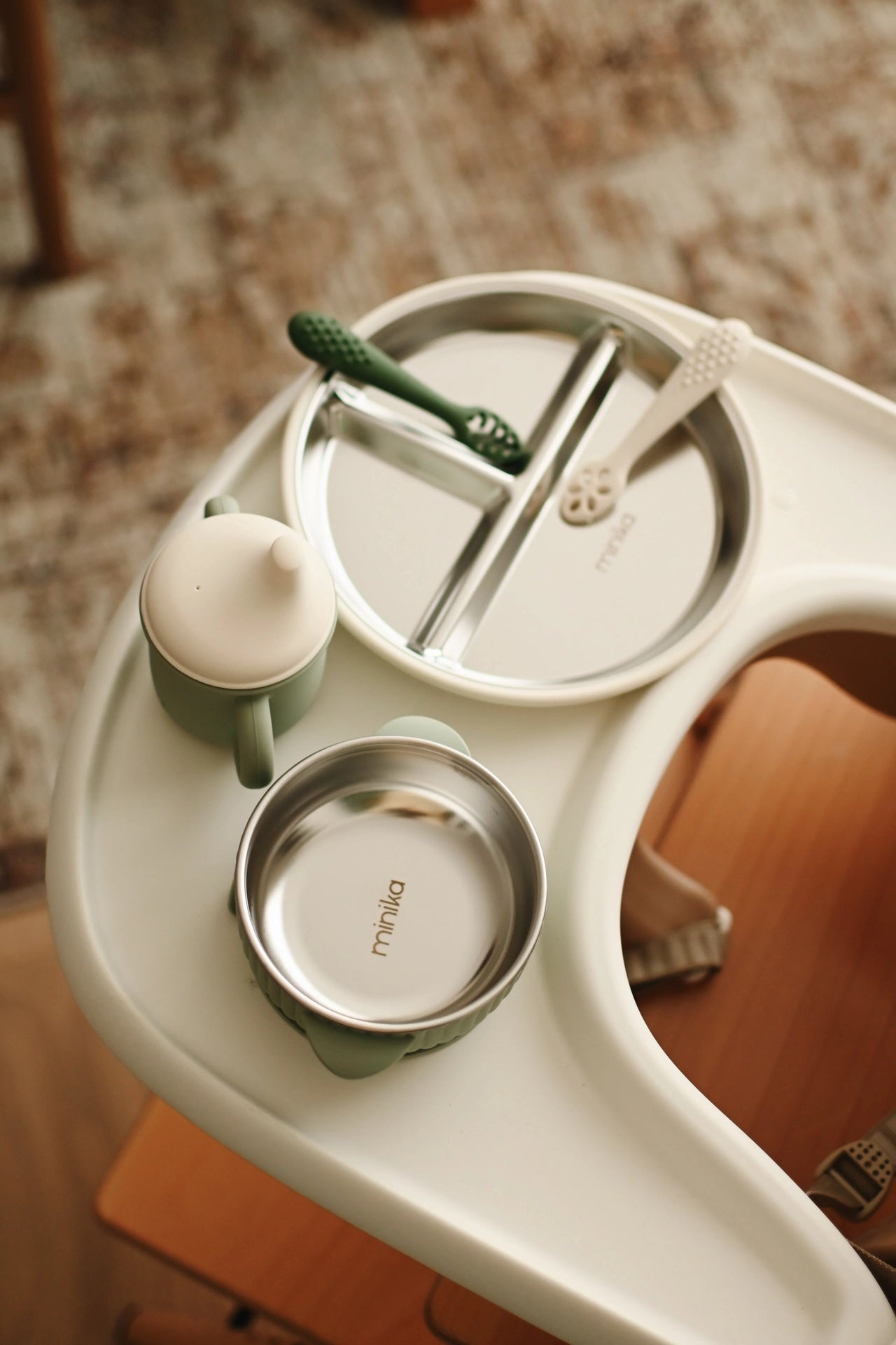 Minika Stainless Steal Suction Bowl