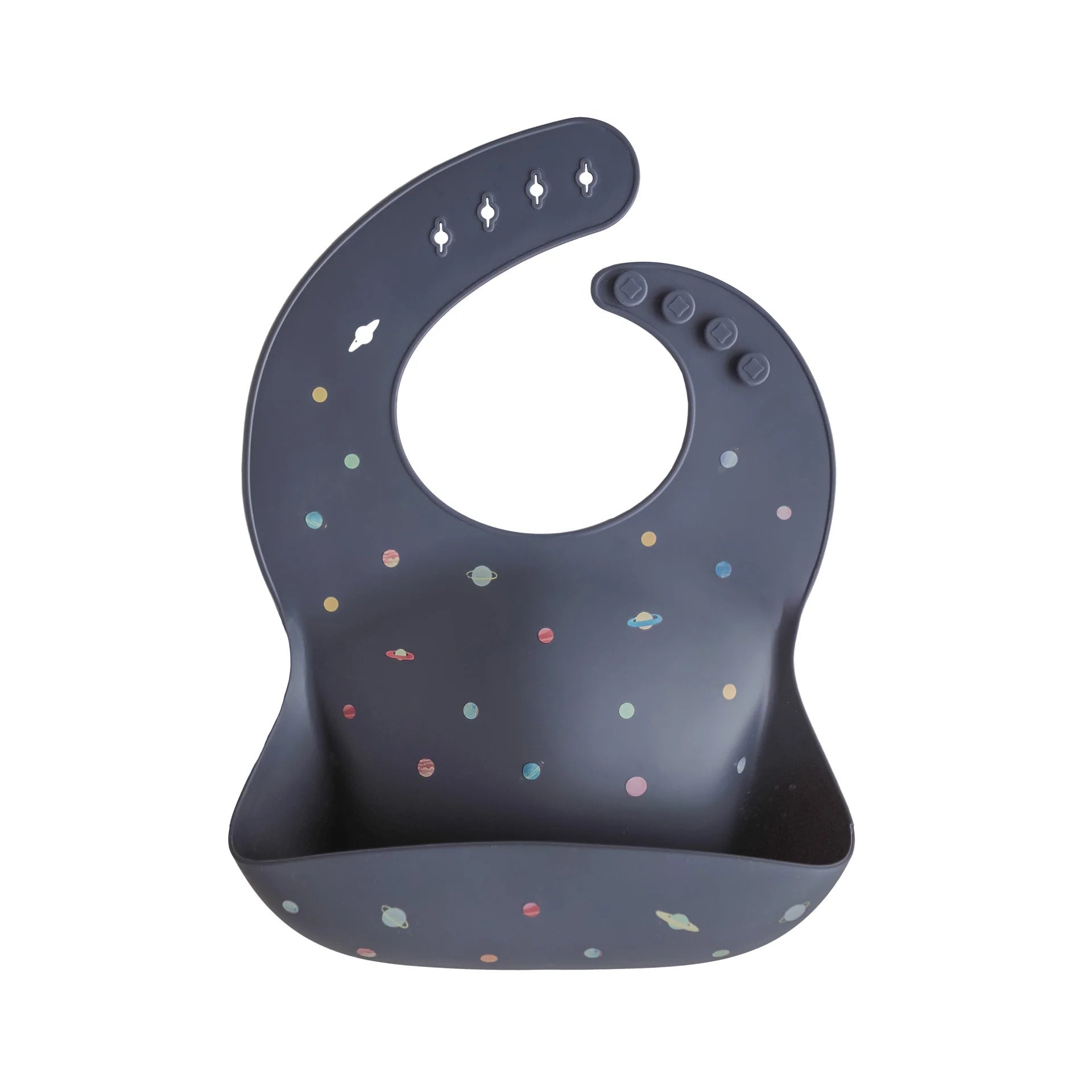 Mushie Silicone Baby Bib - Planets