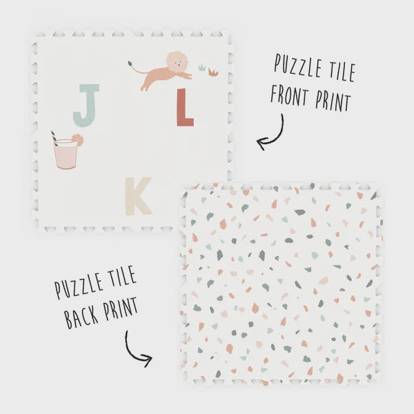 Play&Go Alphabet/Terrazzo Puzzlemat