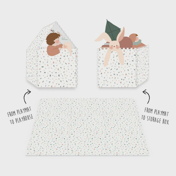 Play&Go Alphabet/Terrazzo Puzzlemat