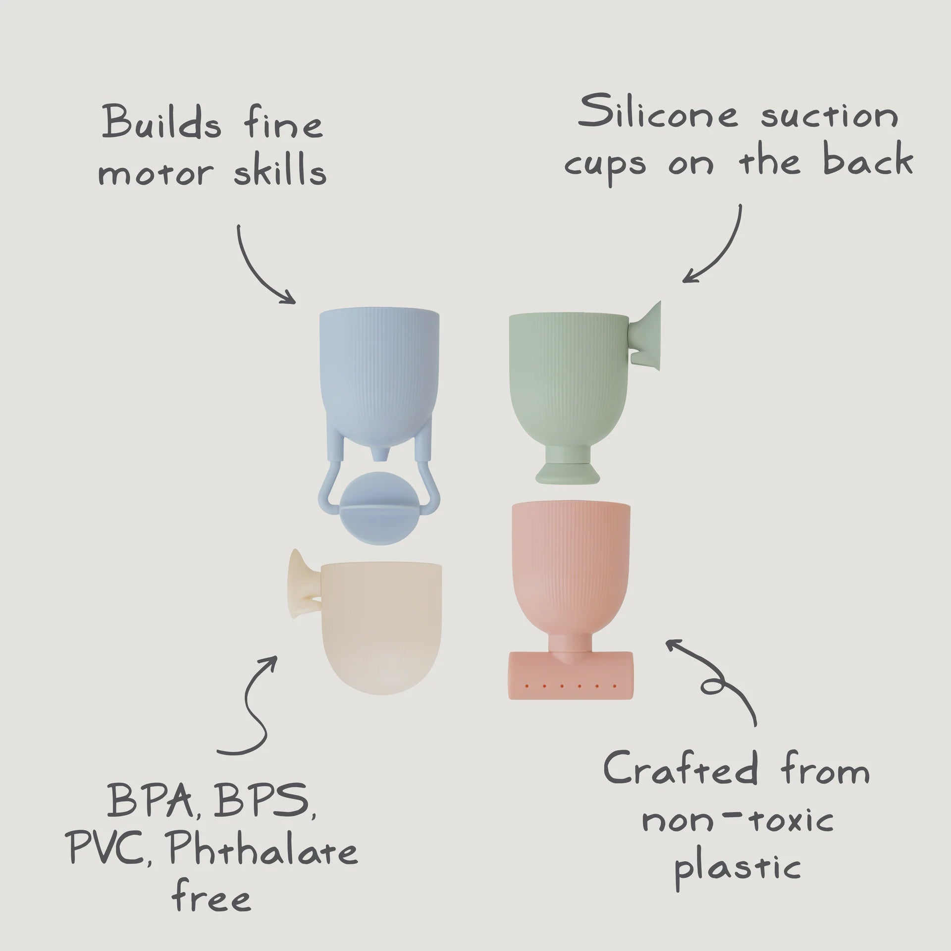 Mushie Pour and Play Bath Set