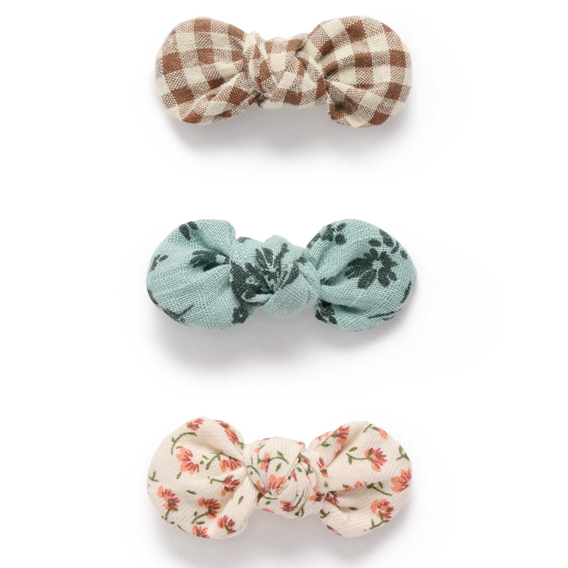 Sherick Fredermen Garden Knot Bow Clips
