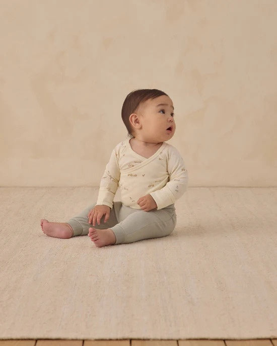 Quincy Mae Baby Pant - Sage
