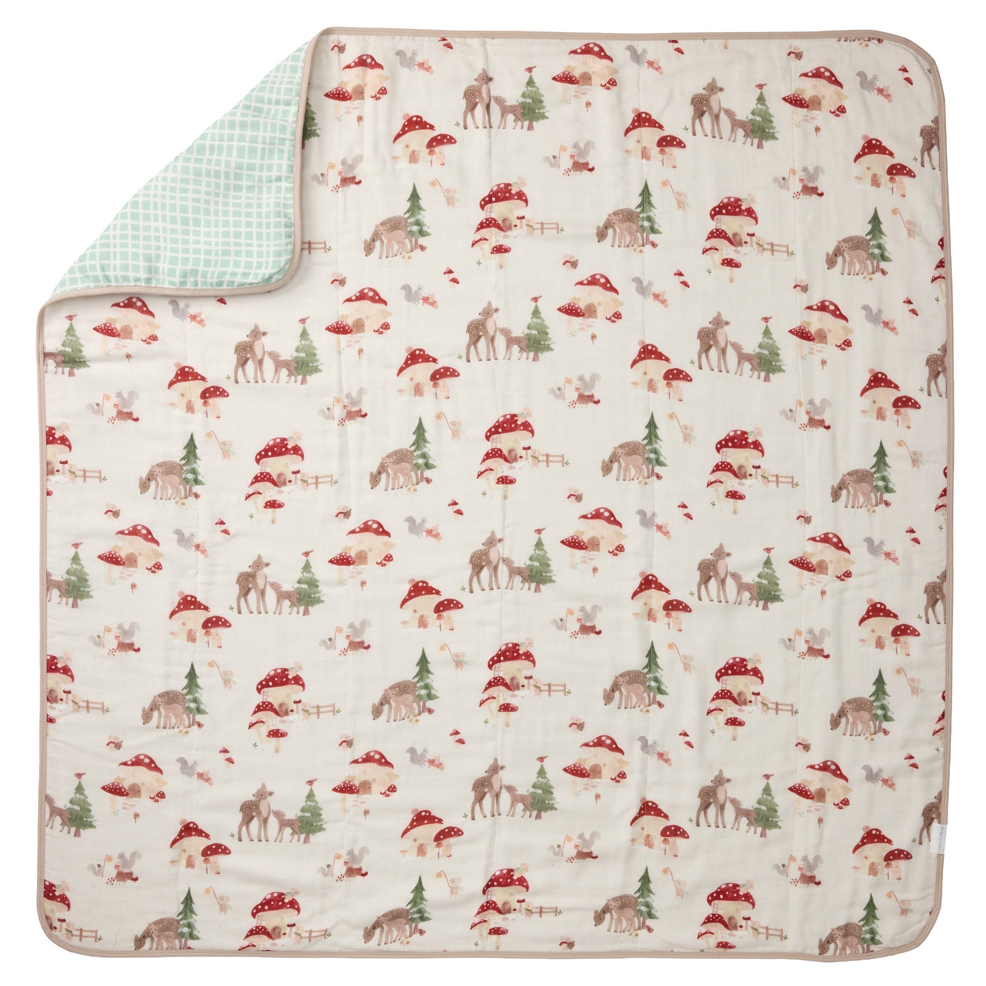 Loulou Lollipop Muslin Quilt - Forest Families