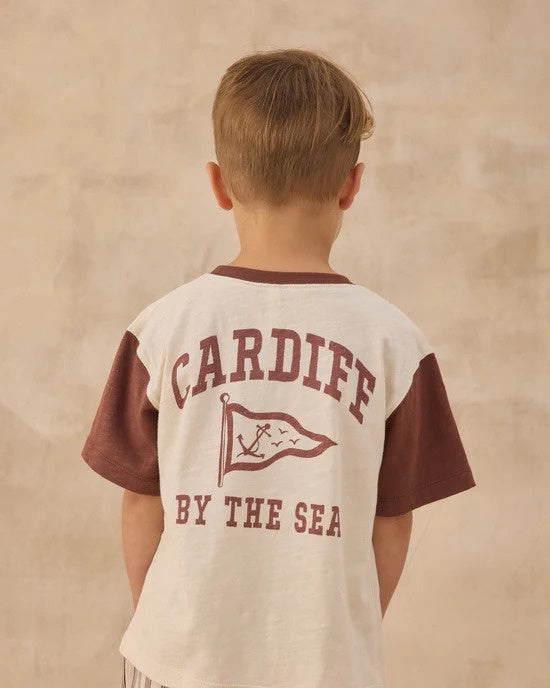 Rylee + Cru Contrast Short Sleeve Tee - Cardiff by the Sea