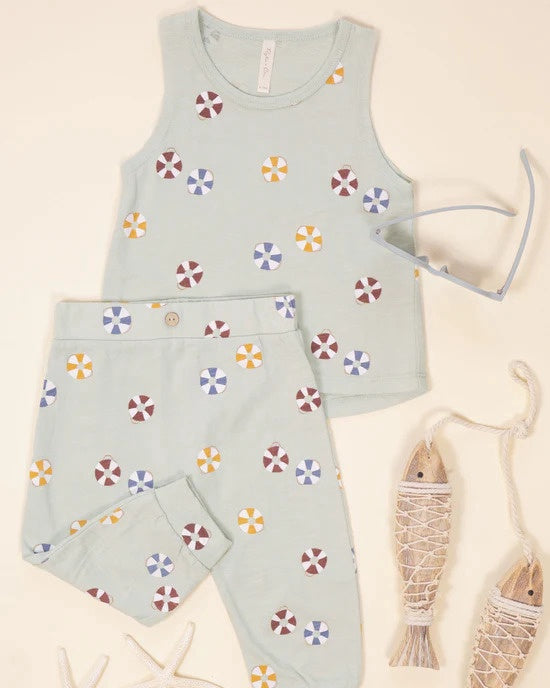 Rylee + Cru Tank & Slouch Pant Set - floatie