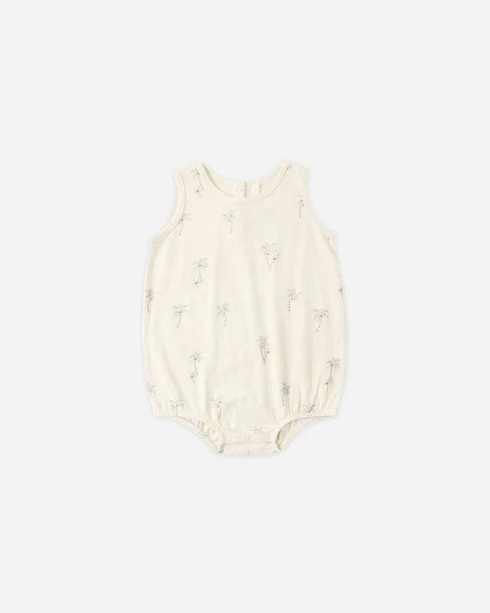 Rylee + Cru Bubble Onesie - Palms
