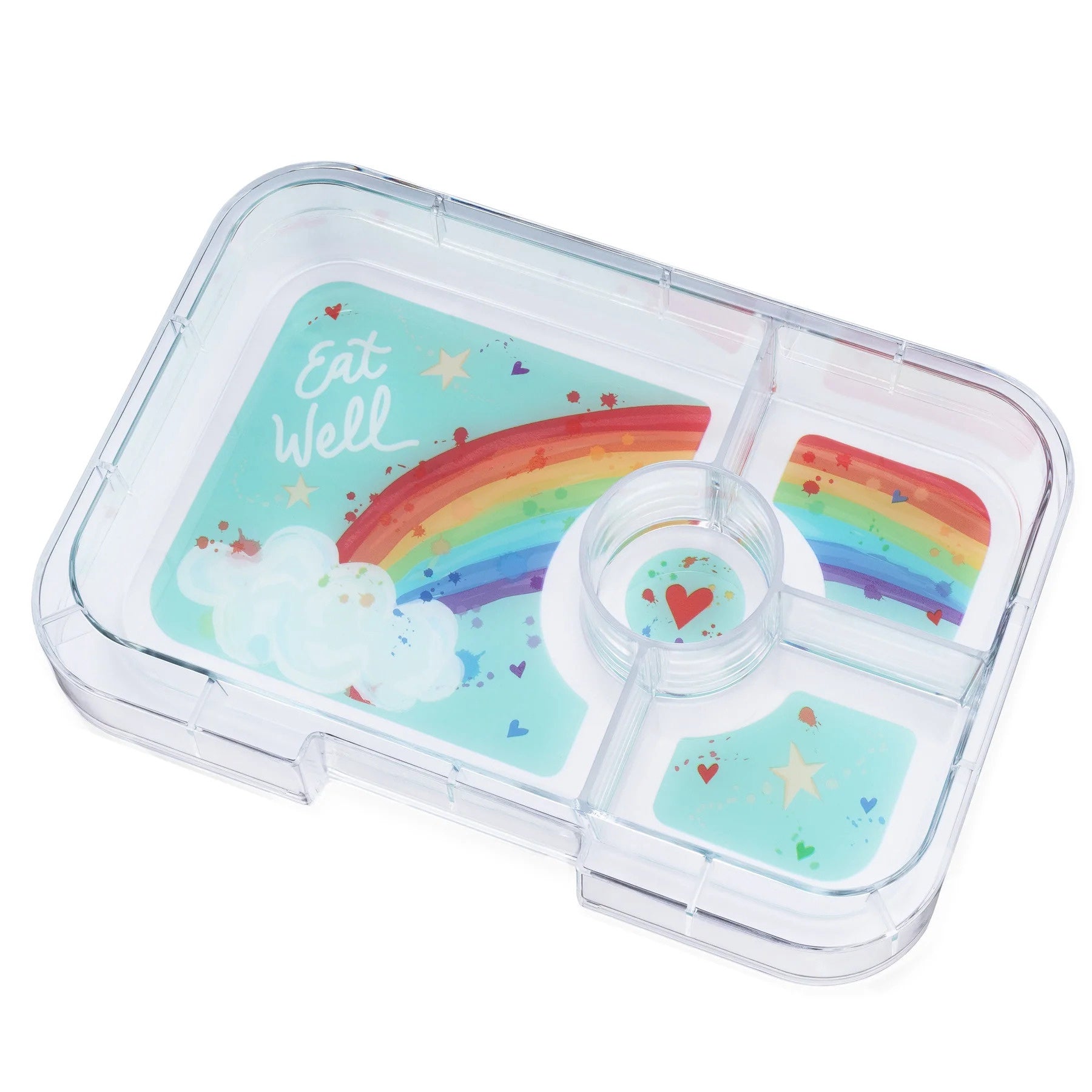 Yumbox Tapas 4 Compartments - Antibes Blue/Rainbow