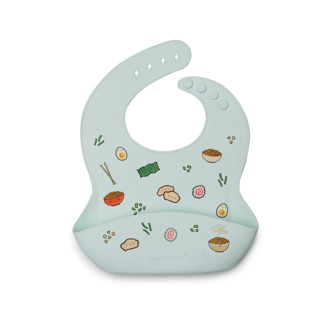 Loulou Lollipop Silicone Bib Printed
