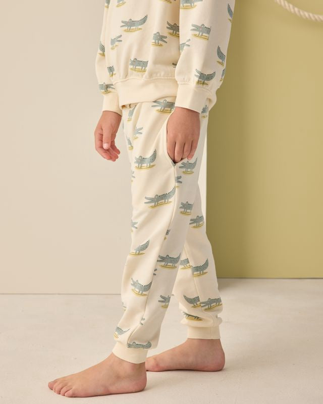 Rylee + Cru Jogger Sweatpant - Alligators