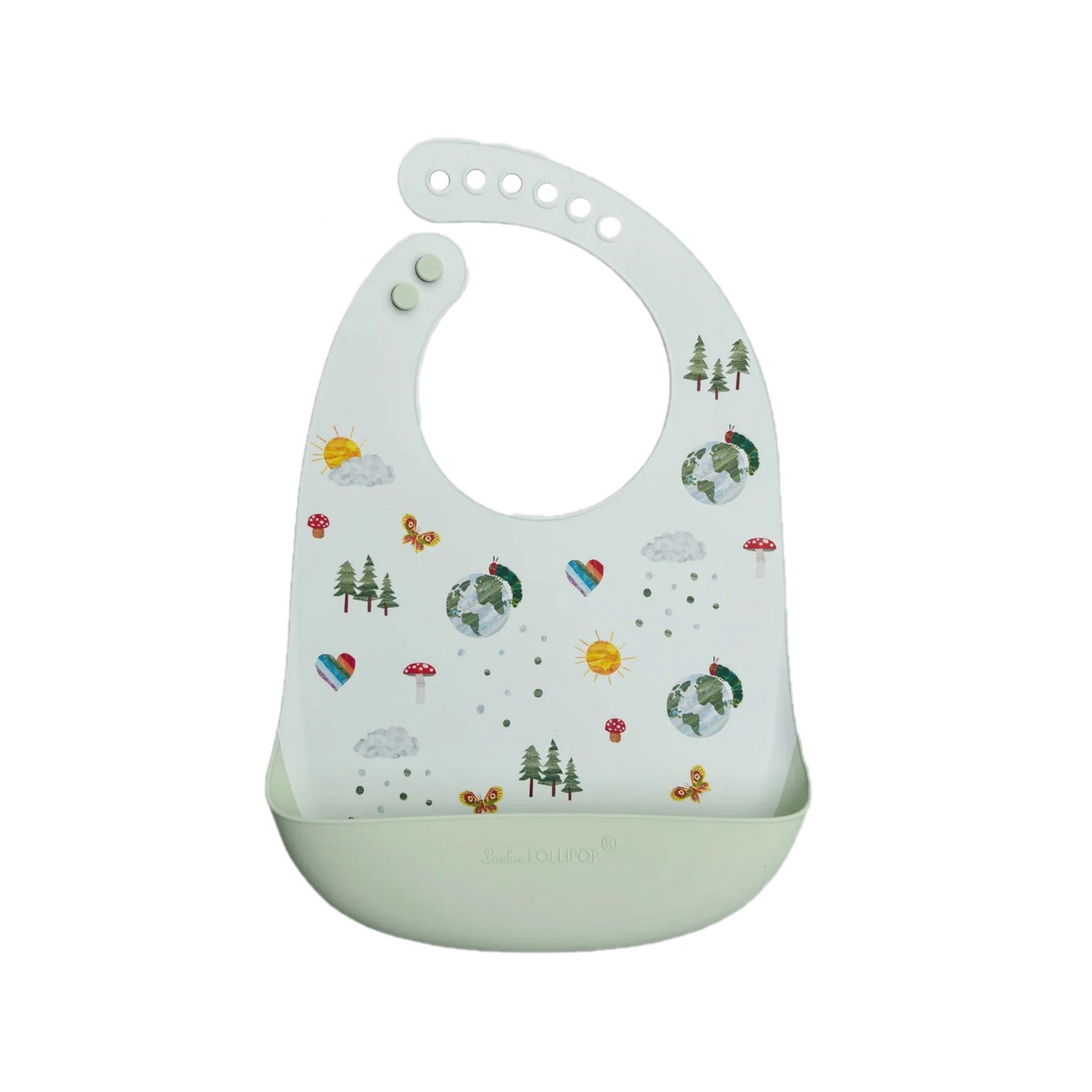 Loulou Lollipop Silicone Bib Printed