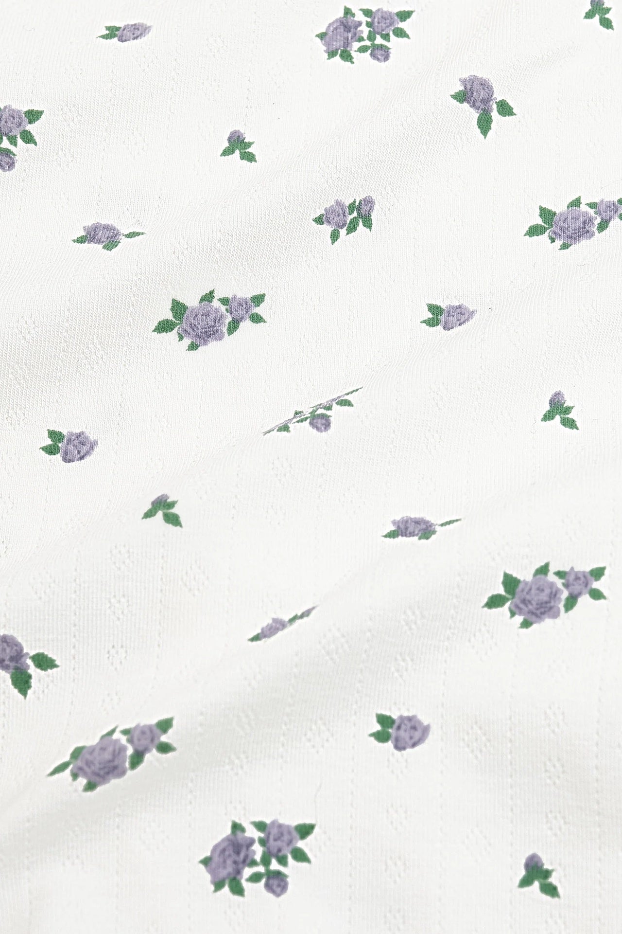 Kyte Baby Pointelle Zippered Footie - Spray Rose