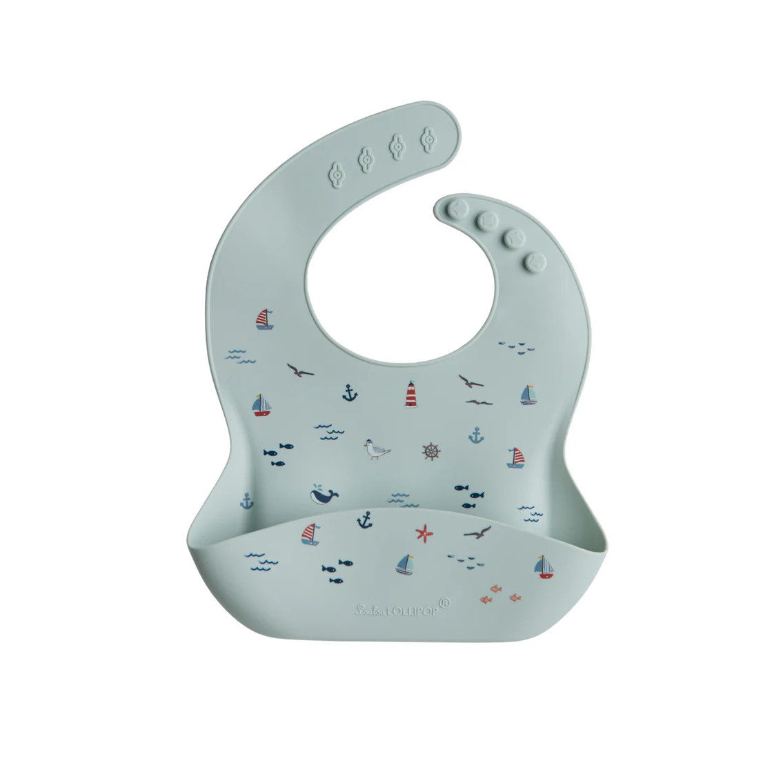 Loulou Lollipop Silicone Bib Printed