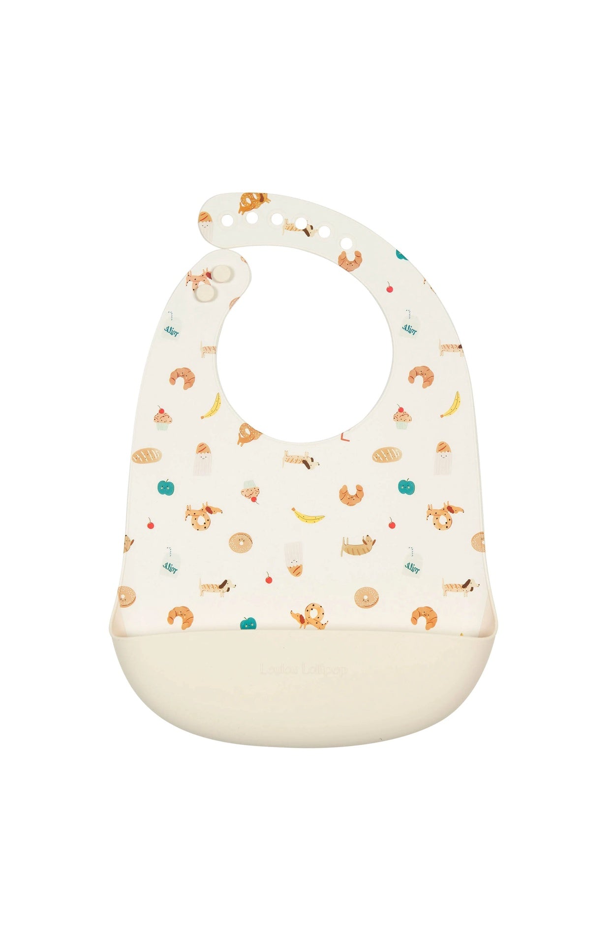 Loulou Lollipop Silicone Bib Printed