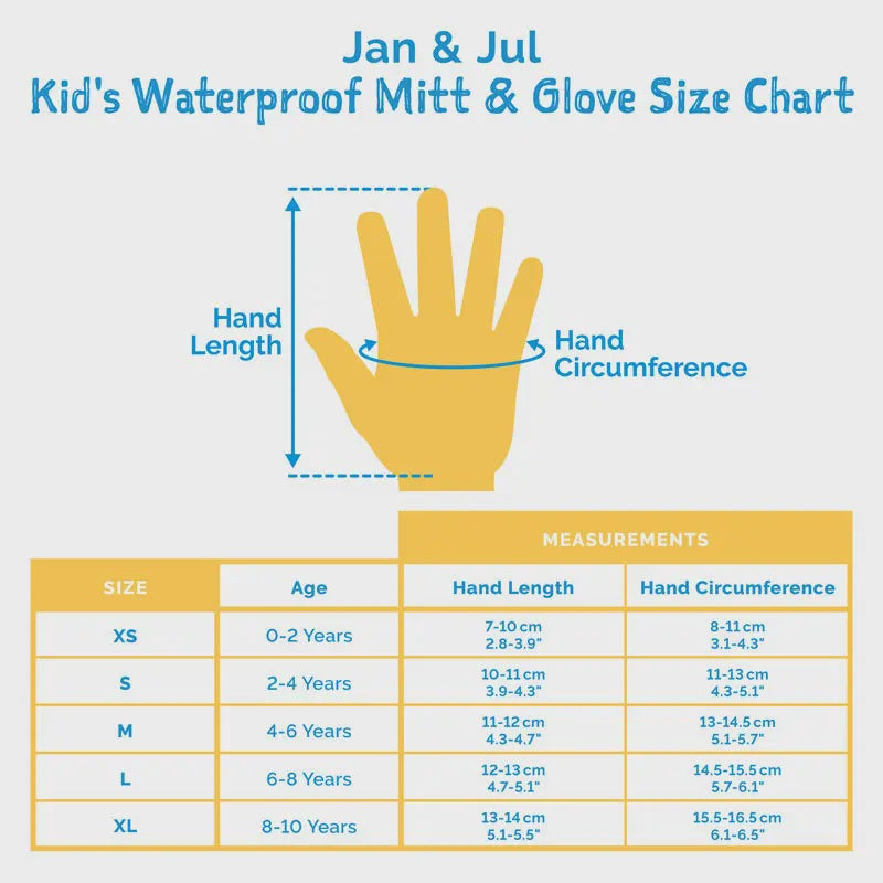 Jan & Jul Cozy-Dry Rain Mittens - Black