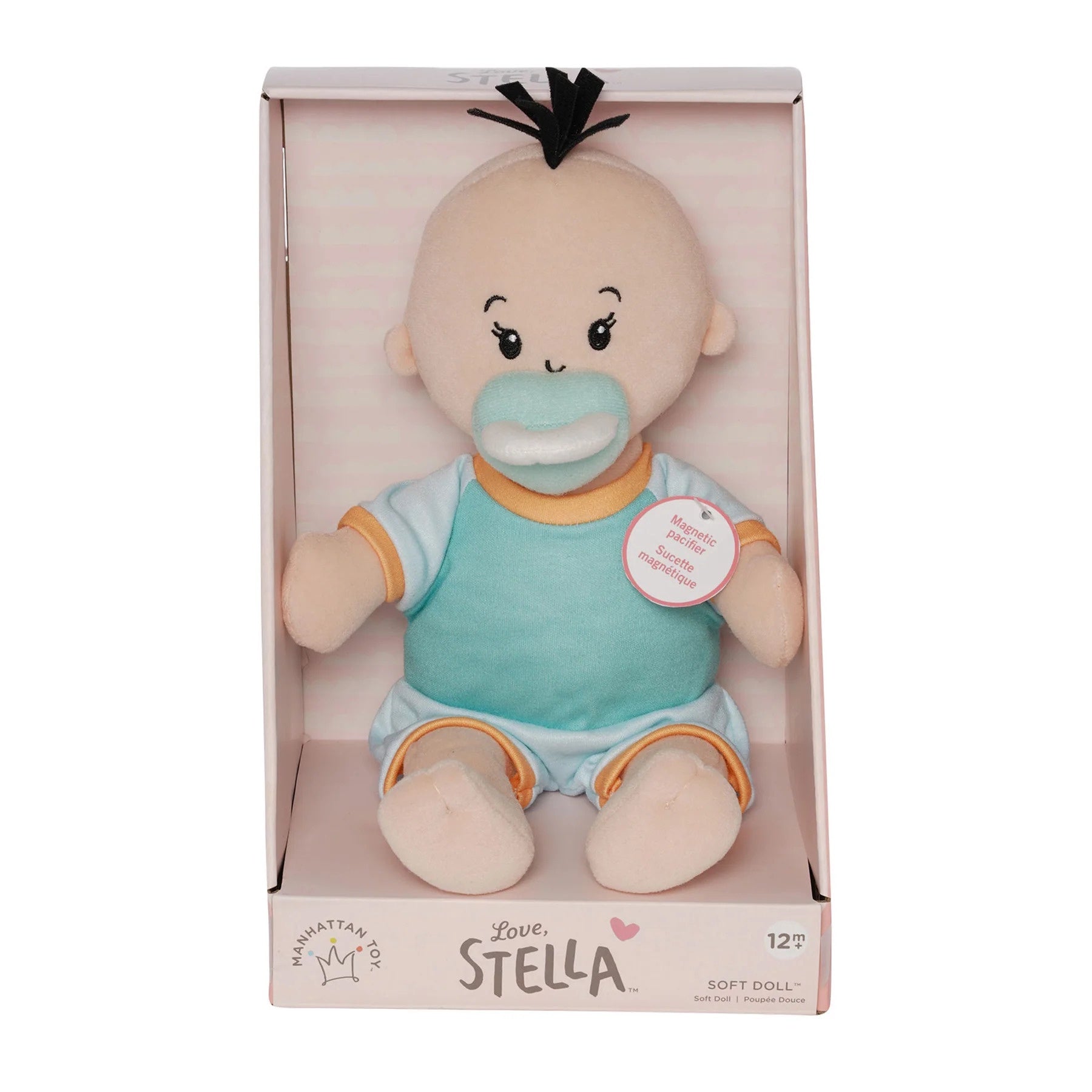 Love, Stella Fella - Peach with Black Tuft